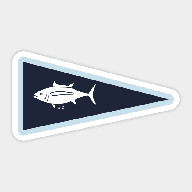 Albacore Club [CHINATOWN] Sticker by visibleotters